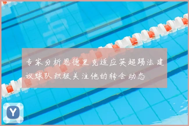 专家分析恩德里克适应英超踢法建议球队积极关注他的转会动态