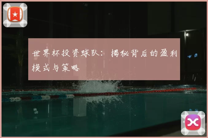 世界杯投资球队:揭秘背后的盈利模式与策略