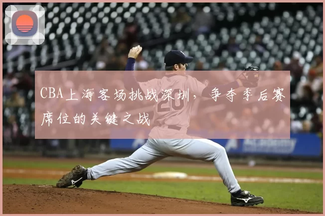 CBA上海客场挑战深圳，争夺季后赛席位的关键之战