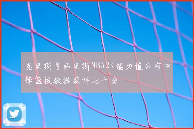 克里斯亨弗里斯NBA2K能力值公布中锋篮板数据获评七十分